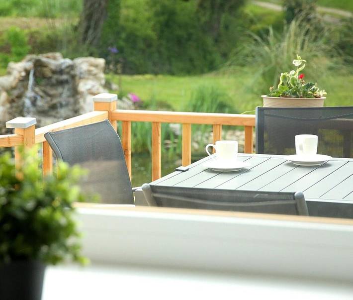 Location de vacances pour 4 personnes, avec vue et terrasse dans Chalamont