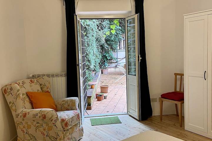 Ganze Wohnung, Gemütliche Wohnung mit Patio, Villa Belvedere, Vatikan, WLAN in Rom, Rom Provinz