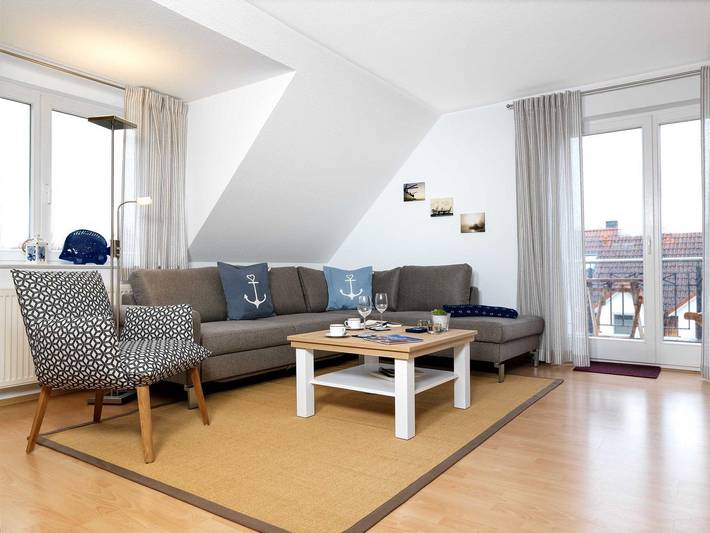 Ferienwohnung für 4 Personen, mit Balkon in Am Schwarzen Busch