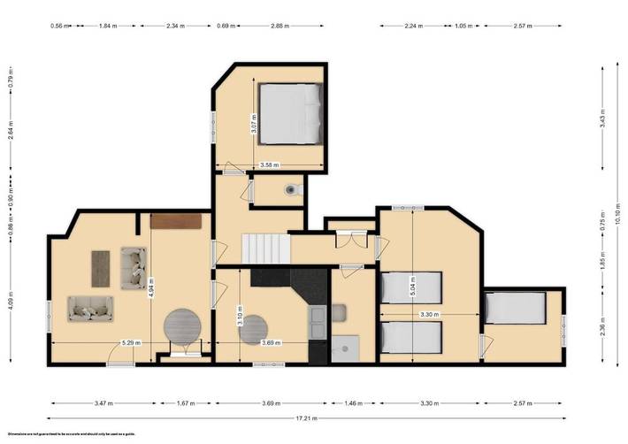 Location de vacances pour 5 personnes, avec piscine ainsi que jardin et terrasse à Biron - 2