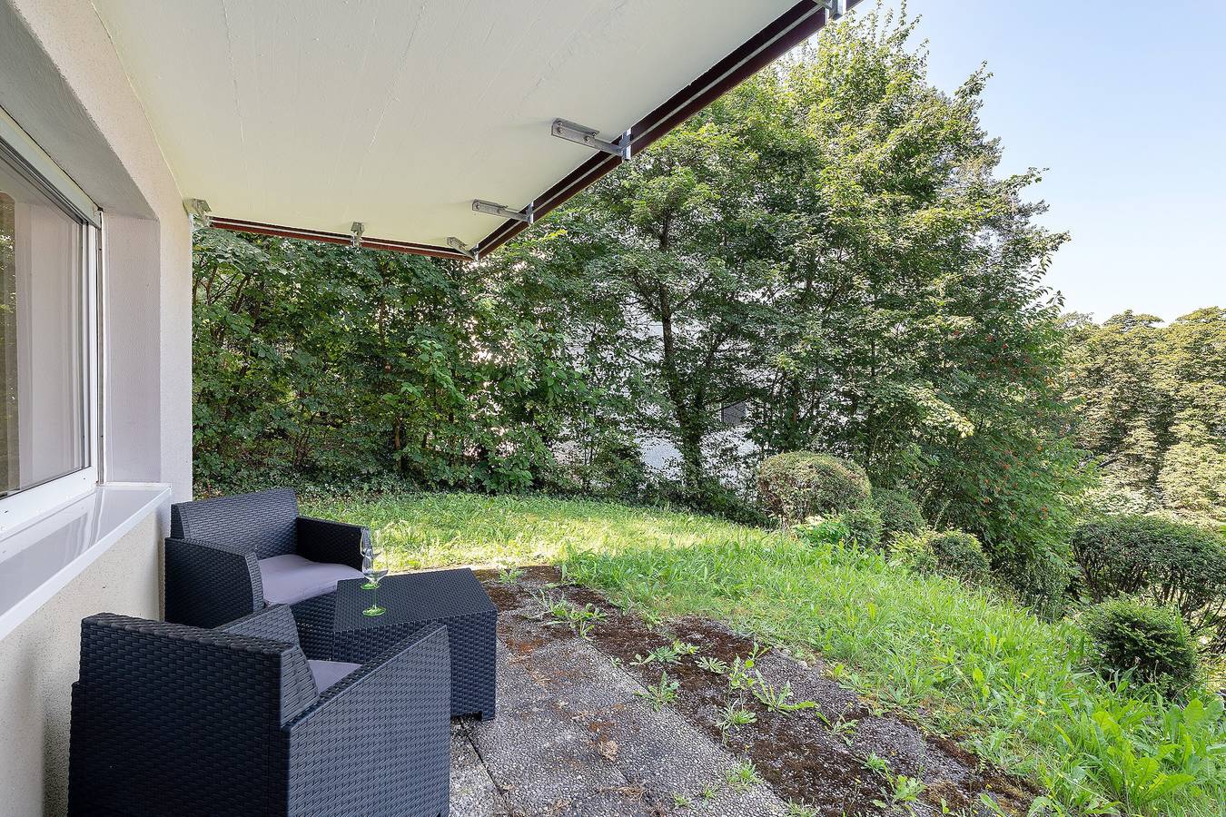 Ganze Wohnung, Ferienwohnung '1-Zimmer Am Hochwald' mit privater Terrasse, privatem Garten und Wlan in Bad Liebenzell, Nordschwarzwald
