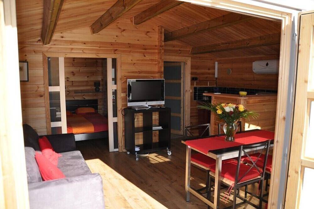 T1bis/Chalet climatisé 30m², 2 pers  piscine10x5m, terrain de pétanque. in Draguignan, Région de Draguignan
