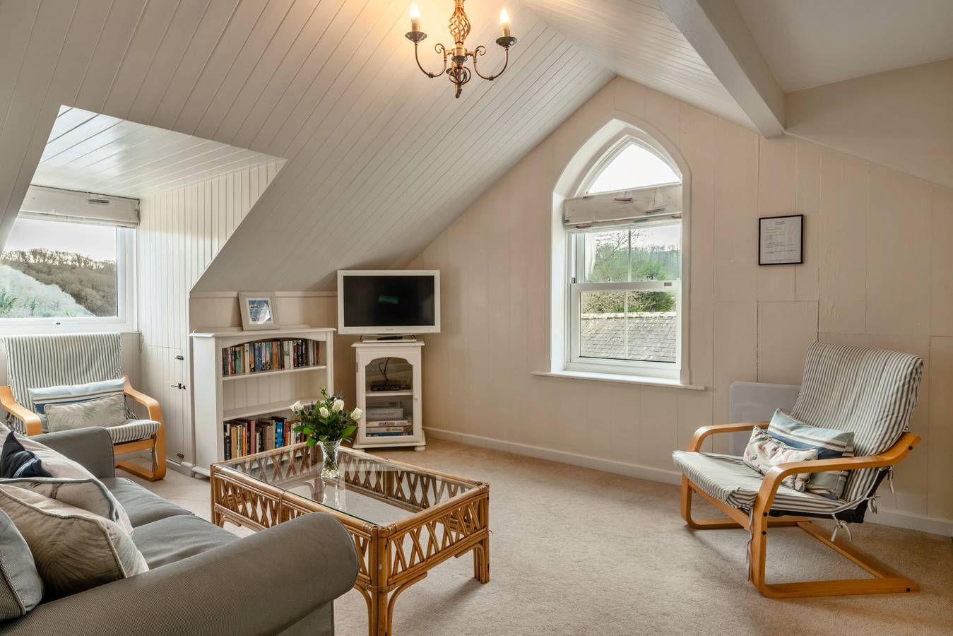 Ganze Wohnung, Bosuns Loft at Mixtow Creek in Polperro, Cornwall