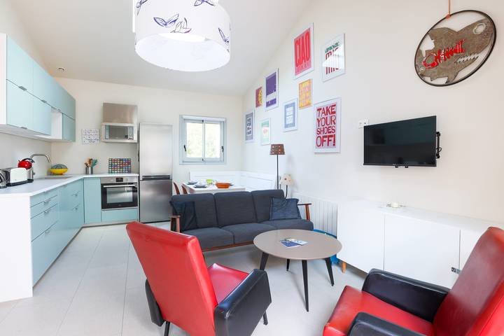 Location de vacances pour 4 personnes, avec terrasse et jardin dans Vert Bois - 4
