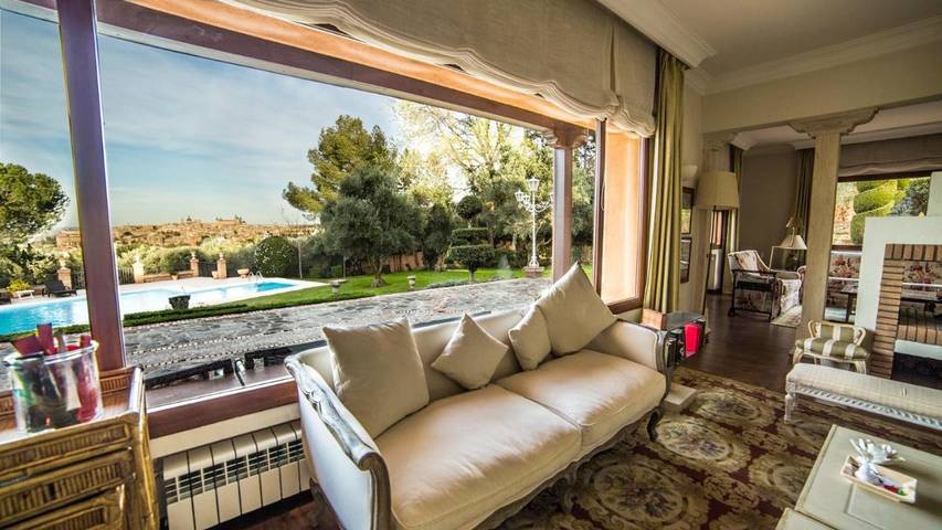 Casa rural para 11 personas, con vistas y piscina además de sauna y jardín en Toledo - 3