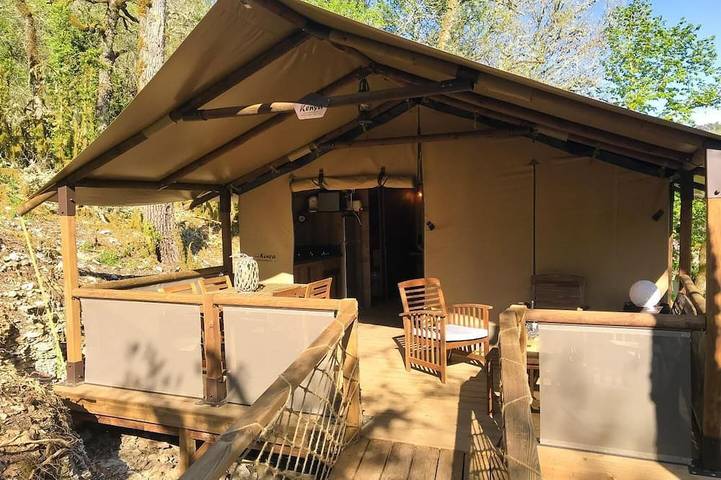 Maison de vacances pour 4 personnes, avec piscine et jardin