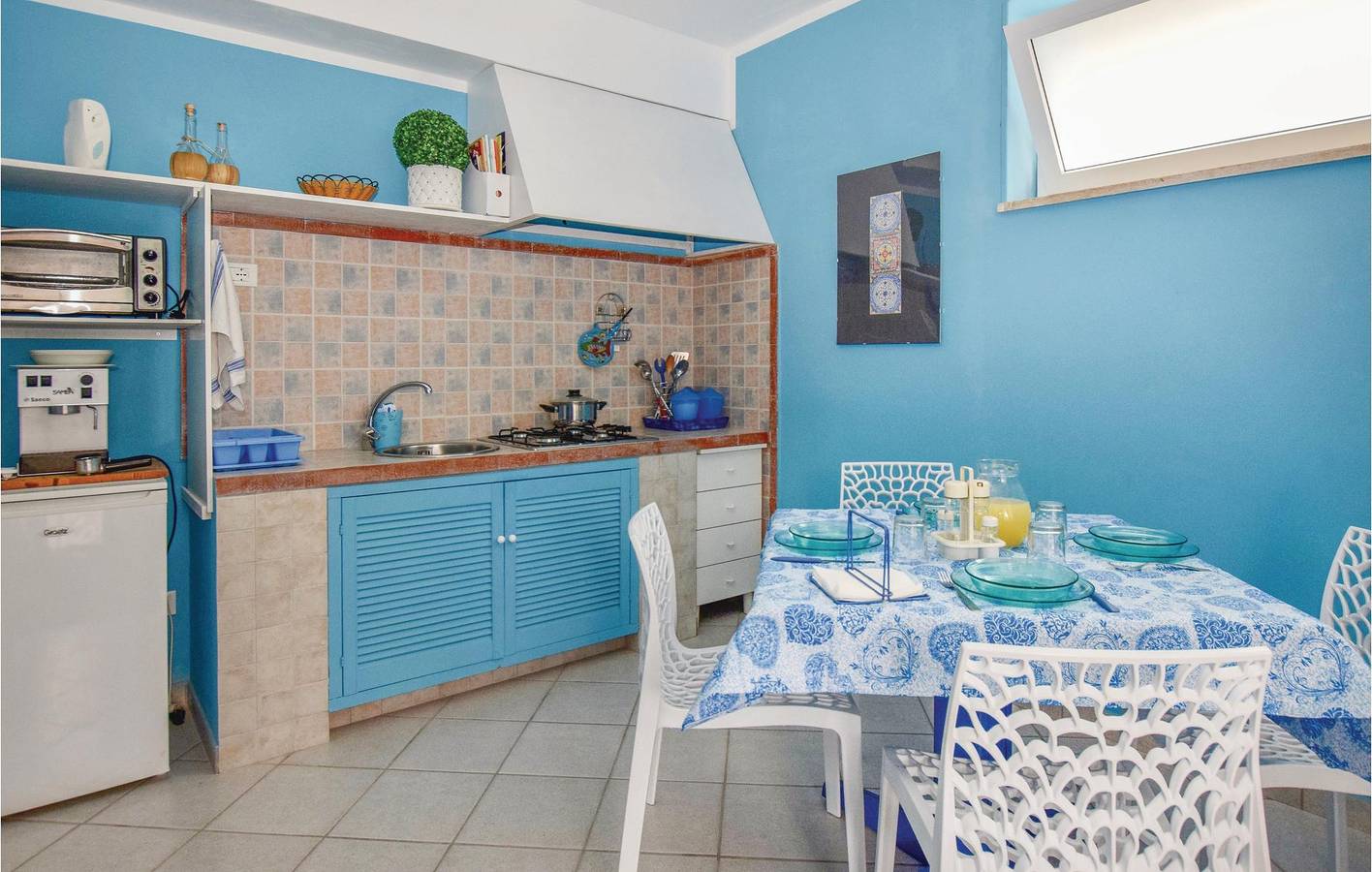 AC-Apartment am Strand mit WiFi in Scoglitti, Ragusa Provinz