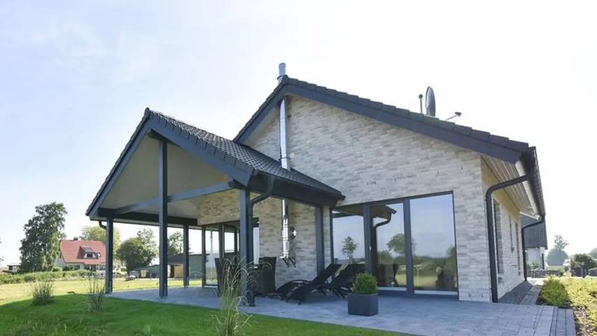 Ferienhaus für 4 Personen, mit Terrasse in Niesgrau