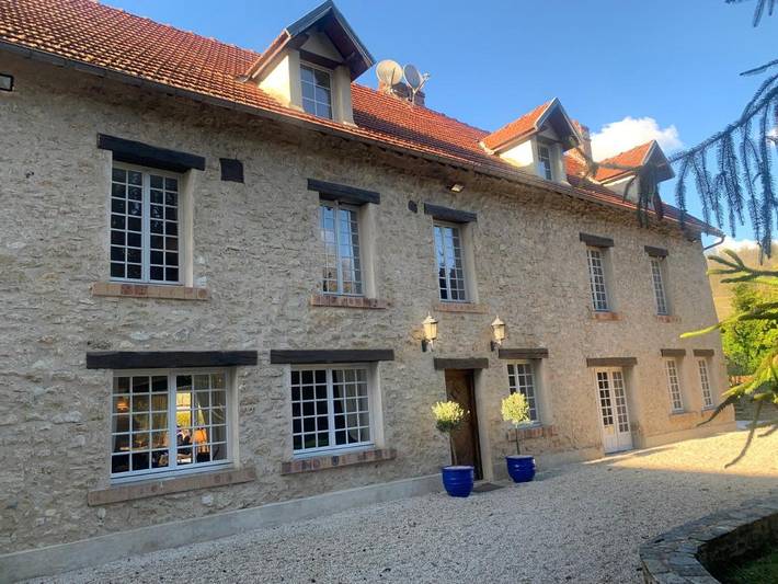 Maison de vacances pour 16 personnes, avec Terrasse et Jardin ainsi que Piscine et Vue