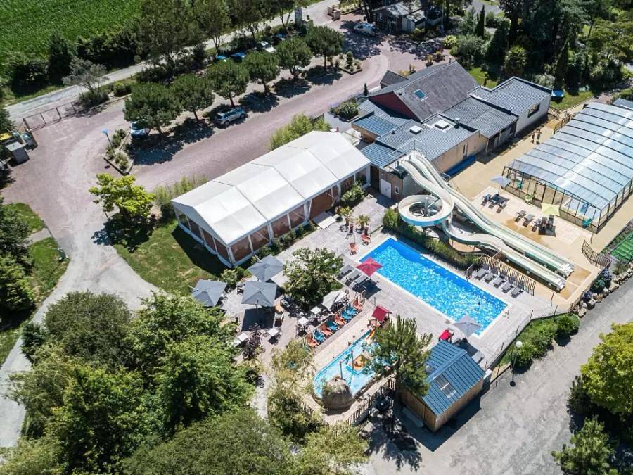 Camping Domaine de Kervallon - Mobilhome 6 personas - Elegance 40m² (3 habitaciones - 2 baños - Aire acondicionado) 27m² terraza - Nuevo para 2024 in Caro (desambiguación), Región de Vannes