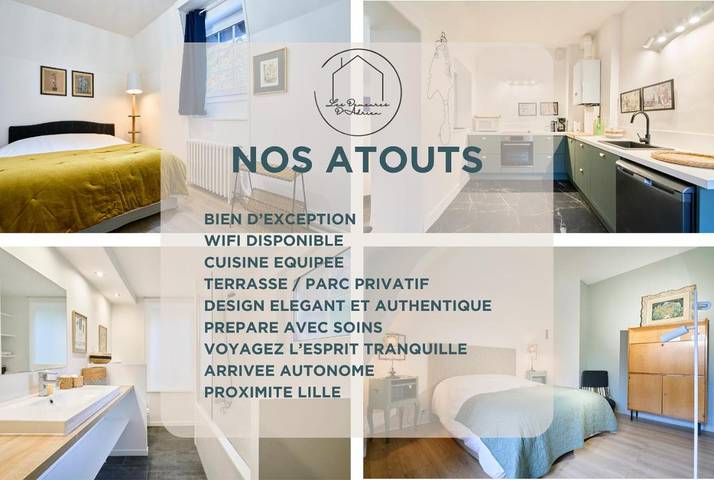 Gîte pour 5 personnes, avec terrasse à Wasquehal - 2