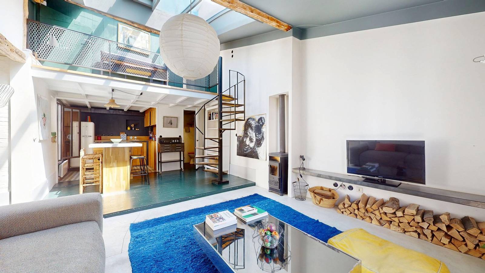 Ganze Wohnung, Charming Loft Apartment by Canal Saint Martin in 10e Arrondissement, Paris
