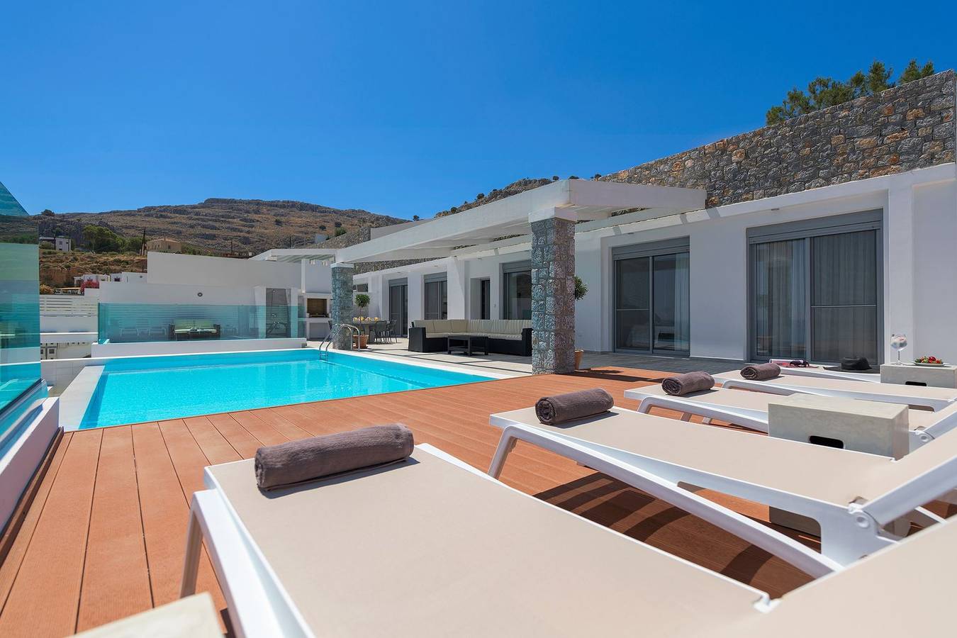 Villa pour 12 personnes avec piscine in Plage d'Vlicha, Rhodes