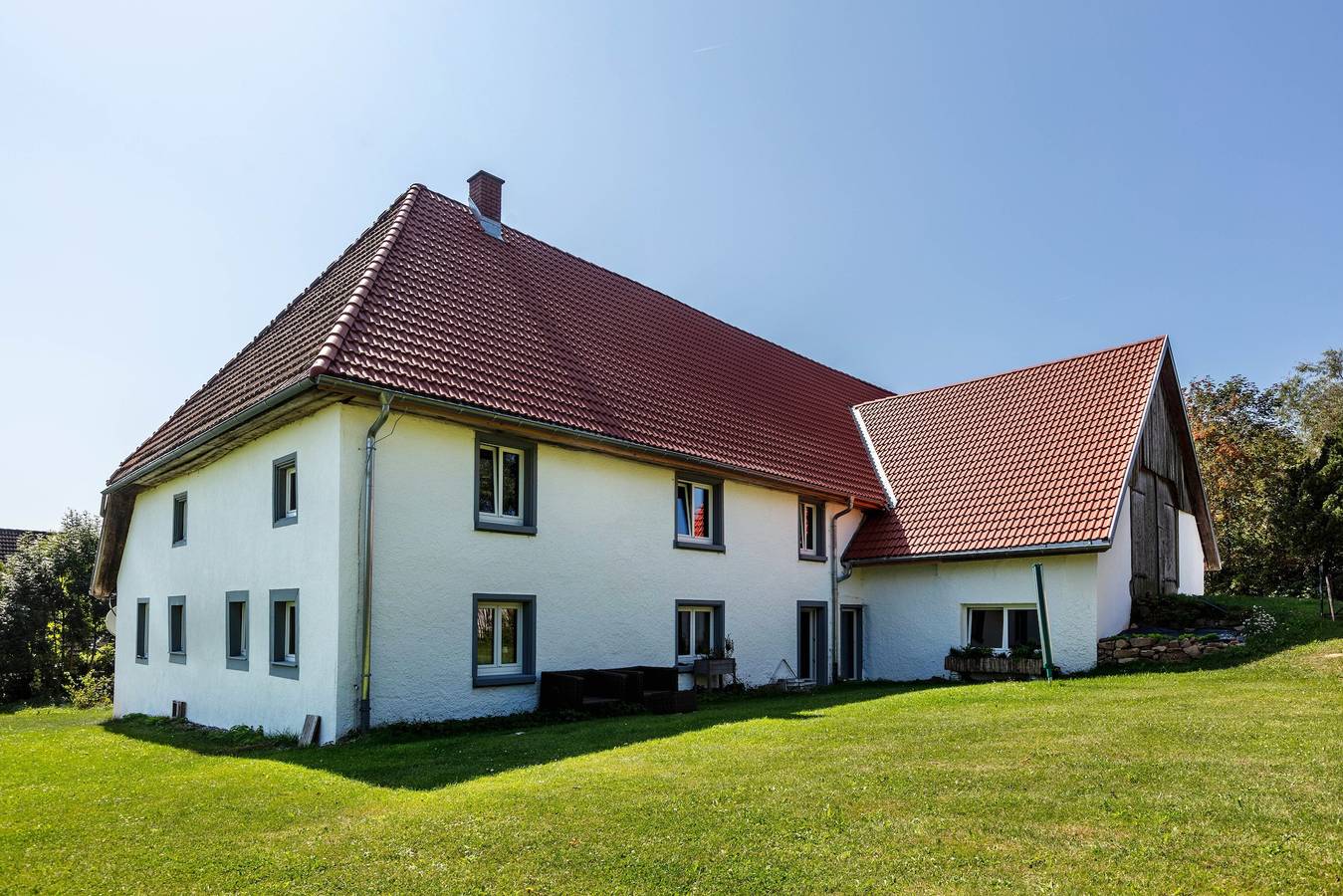 Ganze Wohnung, Ferienwohnung Auf Dem Wald 6 Pers. mit Bergblick, privater Terrasse und Wi-Fi in Görwihl, Südschwarzwald