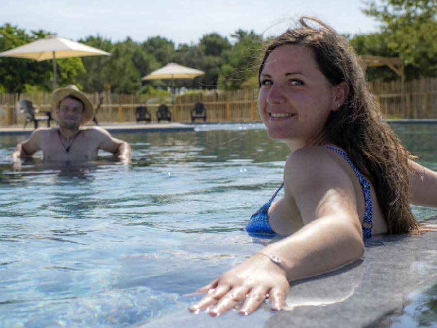 Camping les Chardons Bleus de la Turballe - Mobilhome 6 personnes - Comfort | 3 Ch. | 6 Pers. | Terrasse surélevée | Clim. in La Turballe, Côte d'Amour