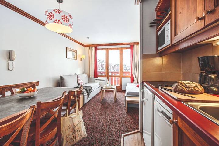 Gîte pour 6 personnes, avec sauna et balcon, adapté aux familles dans Plagne Soleil - 3
