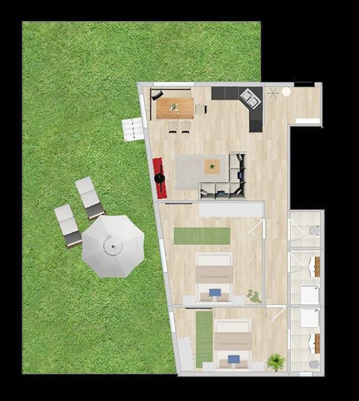 Ferienwohnung für 6 Personen, mit Garten und Ausblick in Arzl im Pitztal - 3