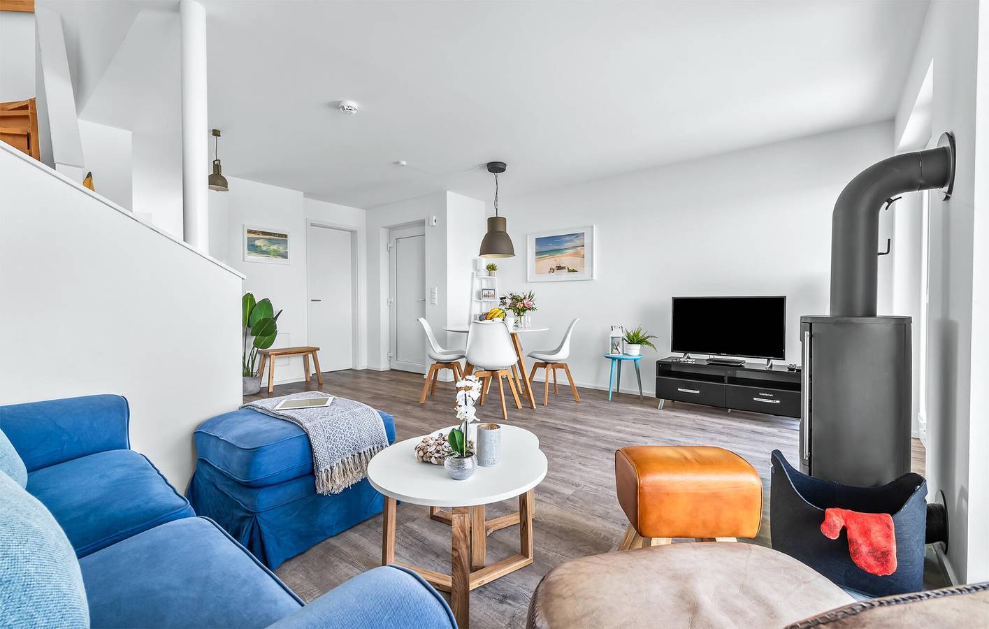 Appartement mit Meerblick, Terrasse, Parkplatz, 1 km zum Strand in Olpenitz, Kappeln