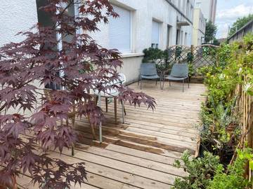 Gîte pour 3 personnes, avec terrasse à Talence