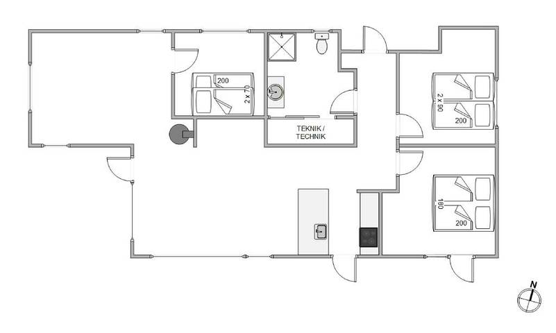 Ferienhaus mit Meerblick für 5 Personen, mit Balkon/Terrasse am Ringkøbing Fjord - 2