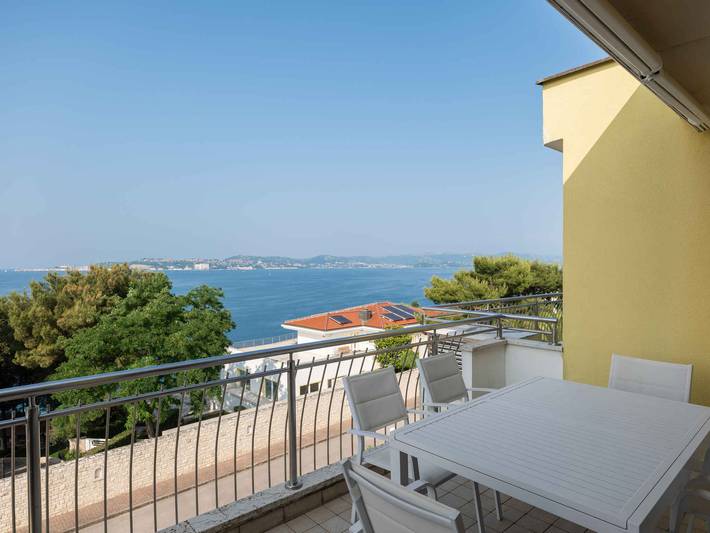 Appartement de vacances entier, Ferienwohnung 150 m von Strand in Umag, Région d'Umag