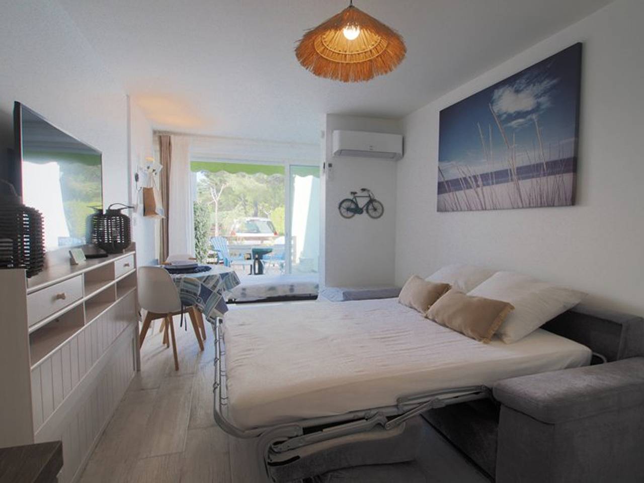 Studio entier, Studio climatisé avec parking - 3 pers. in La Grande-Motte, Côte méditerranéenne (France)