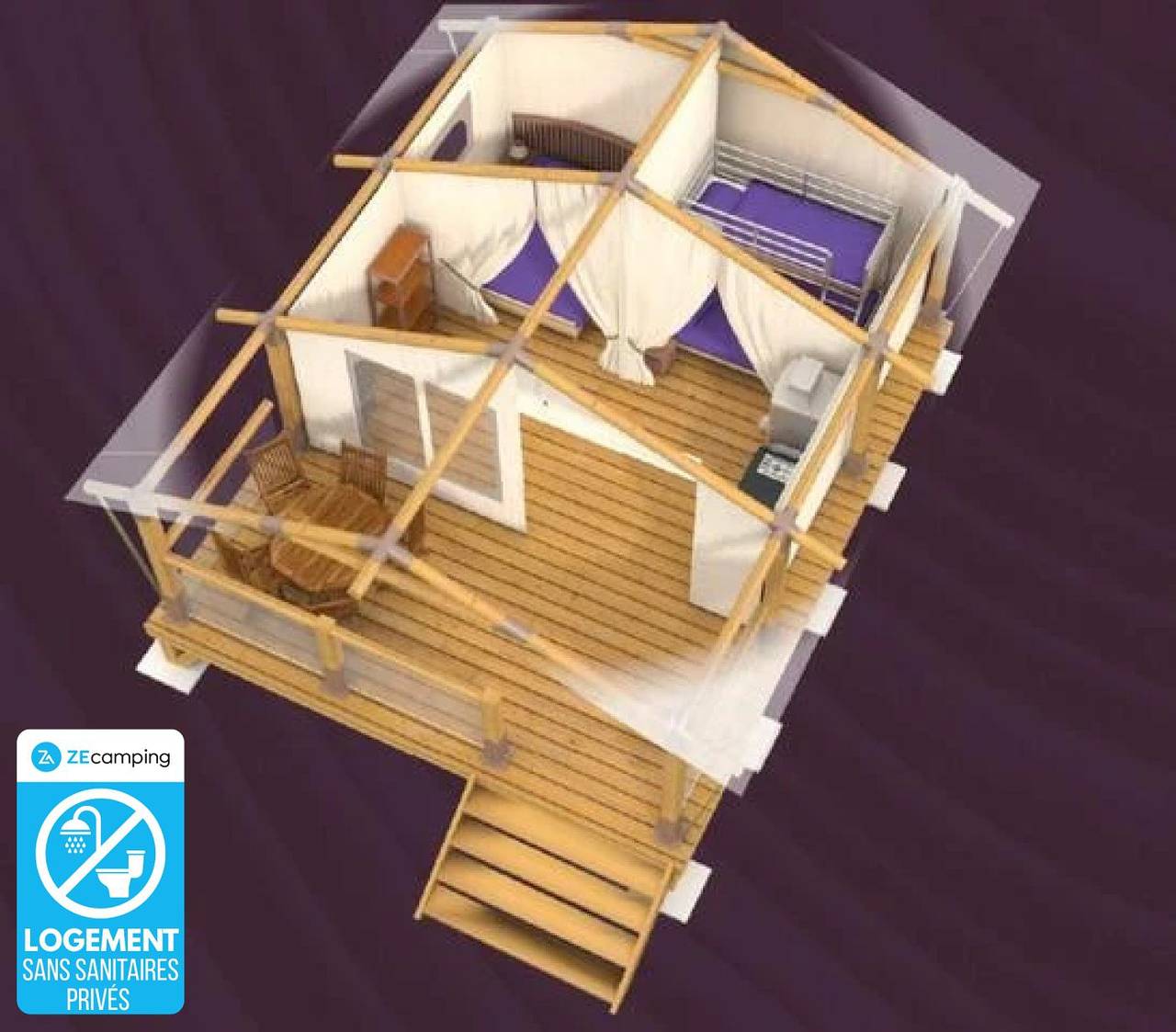 Cabane 3 étoiles - Parc aquatique - eecfdb in Saint-Maime, Parc naturel régional du Luberon