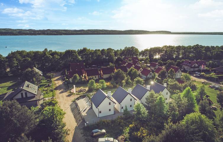 Dom dla 5 osób, z Taras w Jezioro Żarnowieckie
