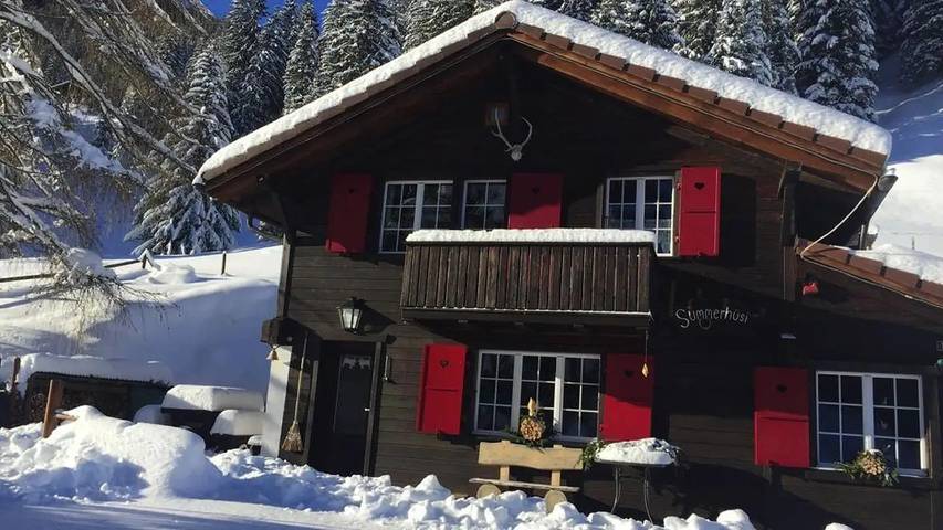Chalet pour 4 personnes, avec jardin, animaux acceptés en Suisse