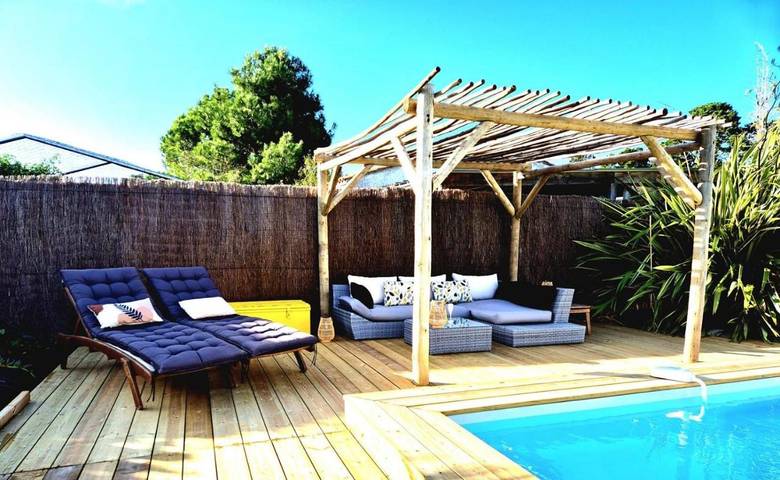 Villa pour 8 personnes, avec vue ainsi que piscine et jardin à Saint-Hilaire-de-Riez