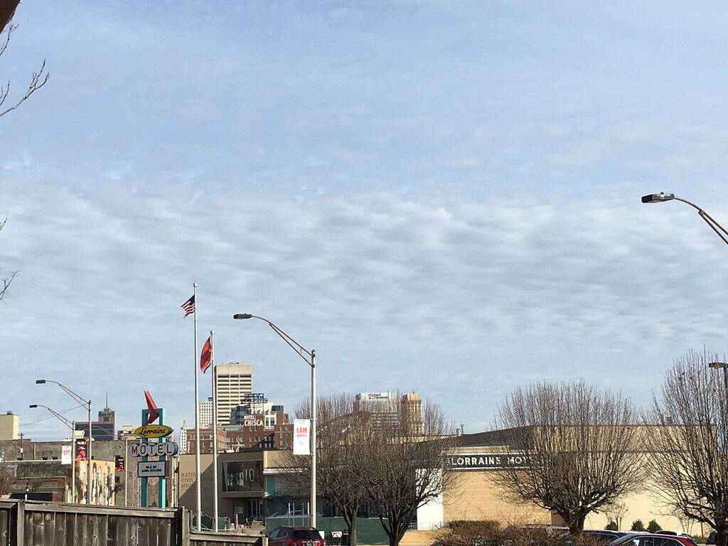 Die Hütte des historischen South Main Arts District, Walk Everywhere Downtown in Memphis, Tennessee