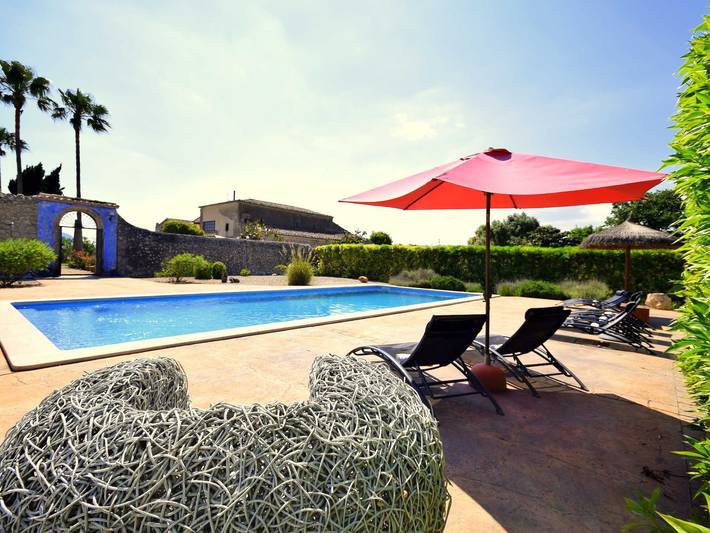 Finca für 10 Personen, mit Garten und Pool sowie Ausblick - 1