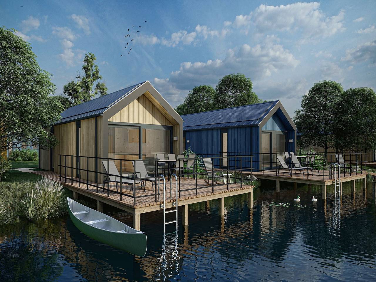 Lodge by the Lake in Arcen with Water Terrace in Nationaal Park De Maasduinen