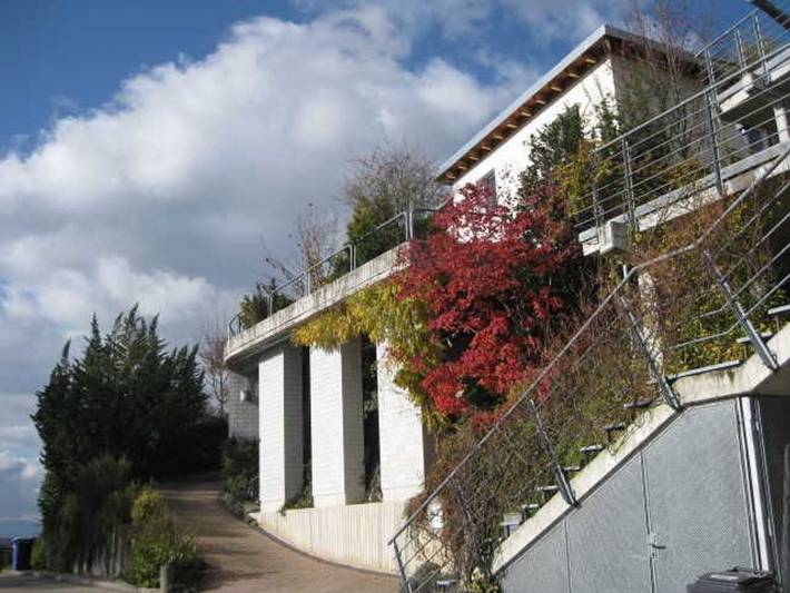 Ferienwohnung für 2 Personen, mit Garten und Sauna sowie Ausblick in Markgraeflerland