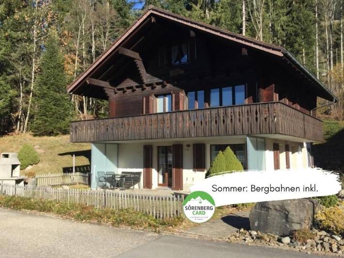 Hütte für 4 Personen, mit Garten in Kanton Luzern