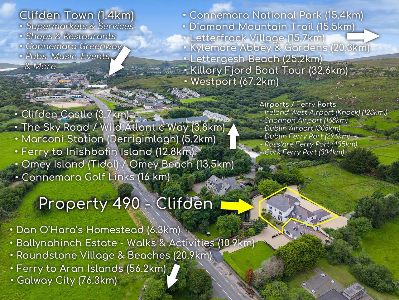 Casa de vacaciones para 25 personas in Connemara