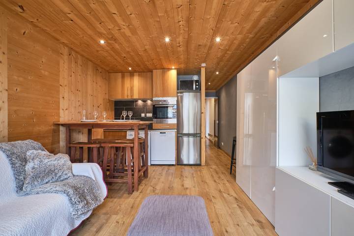 Geheel appartement, Appartement 'Lauvitel K5' met Bergzicht en Balkon in Vénosc, Les Deux Alpes