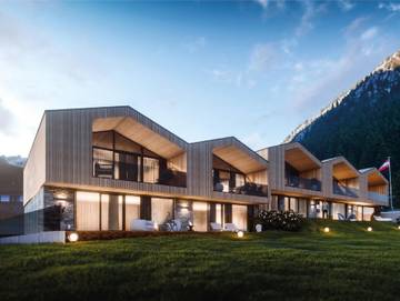 Hütte für 4 Personen, mit Whirlpool und Garten sowie Terrasse im Pitztal