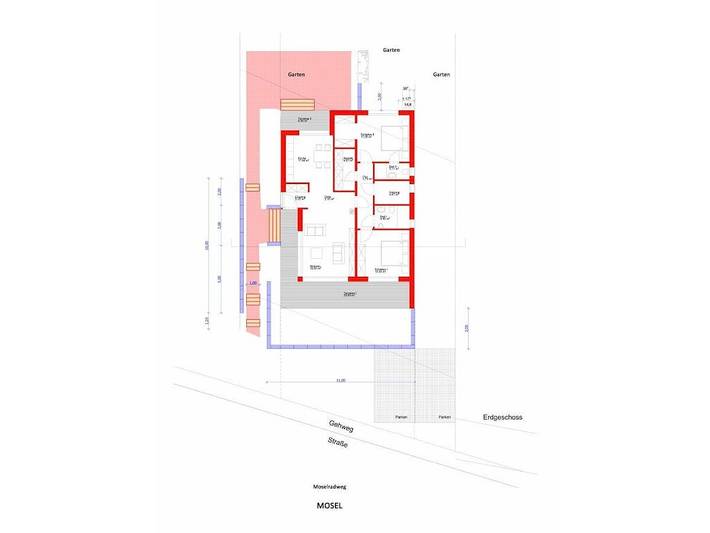 Ferienhaus für 4 Personen, mit Terrasse und Garten in Senheim - 4