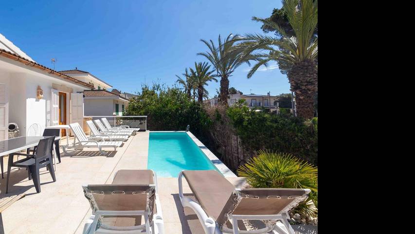 Finca mit Pool für 7 Personen, mit Balkon/Terrasse und Pool in Can Picafort - 4