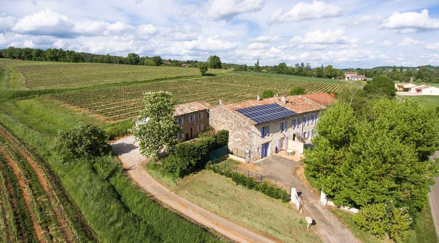 Gîte pour 10 personnes, avec piscine à Castelnau-de-Montmiral - 2