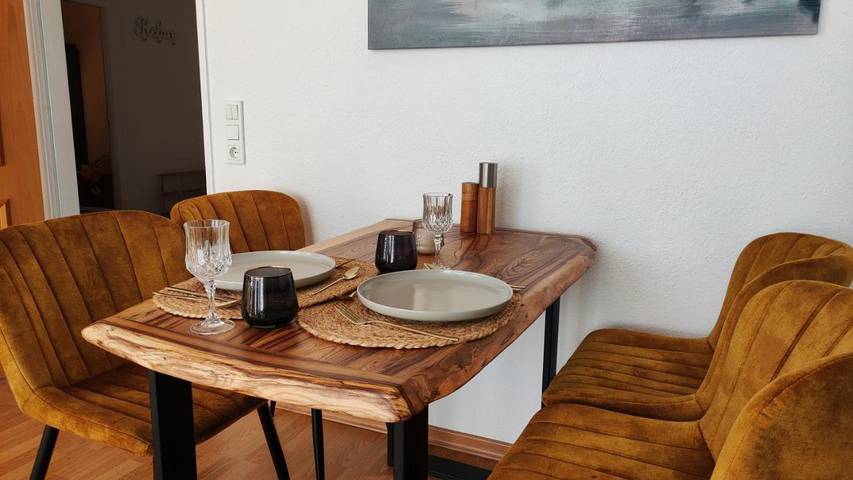 Ferienwohnung für 4 Personen, mit Balkon und Terrasse sowie Ausblick in Bad Schmiedeberg - 3
