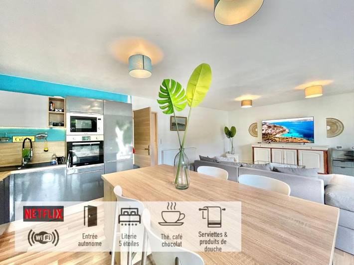 Location de vacances pour 5 personnes, avec terrasse à Mons-en-Barœul - 4