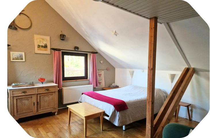 Appartement de vacances pour 2 personnes, avec jardin ainsi que vue et terrasse