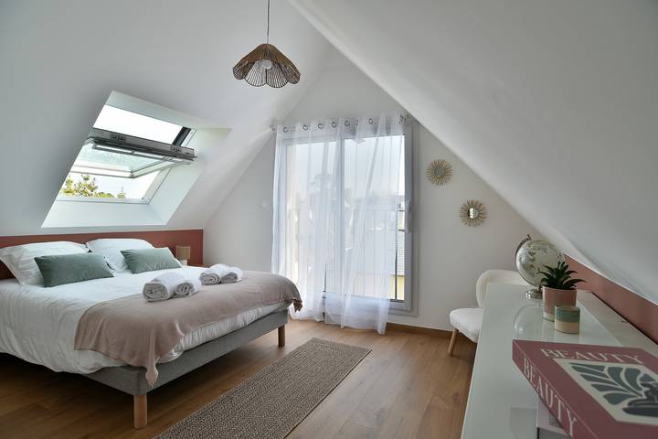 Ganze Wohnung, Ferienwohnung für 6 Personen mit Balkon in Dinard, Saint-Malo und Umgebung