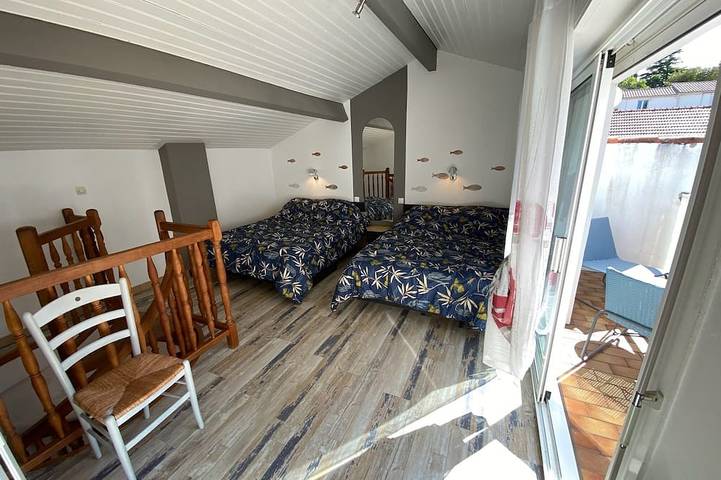 Location de vacances pour 4 personnes, avec balcon dans Gare De Pornic - 4