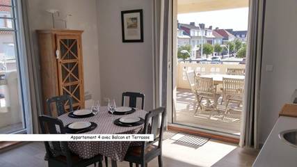 Gîte pour 6 personnes, avec terrasse dans Casino de Fort Mahon