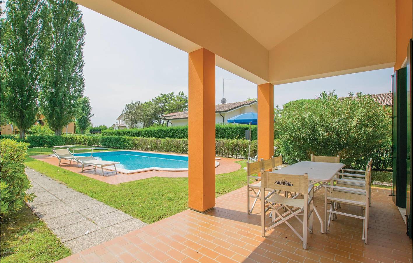 Appartamento 1-BR sulla spiaggia con AC, parcheggio e piscina in Albarella, Polesine