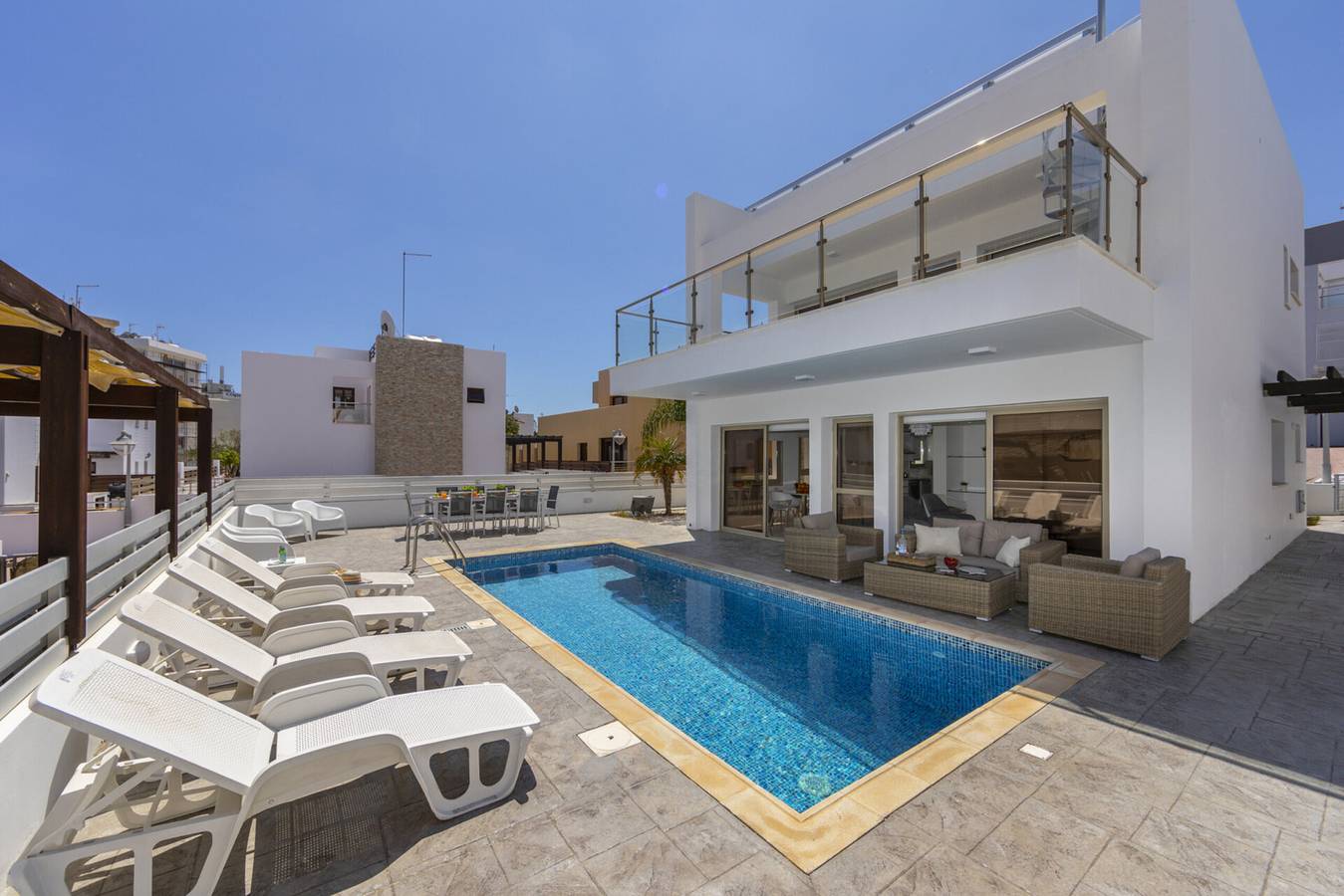 You and Your Family will Love this 5 Star Villa with Private Pool, Protaras Villa 1500 in Protaras, South Cyprus