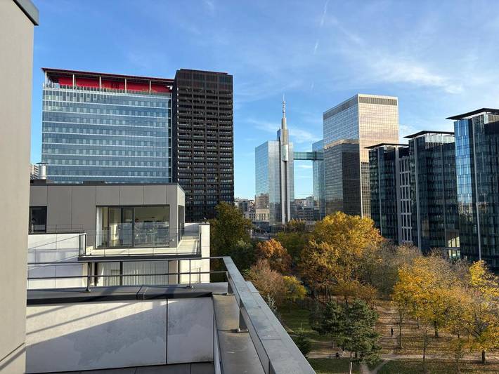 Loft voor 7 personen, met uitzicht en terras in Brussel